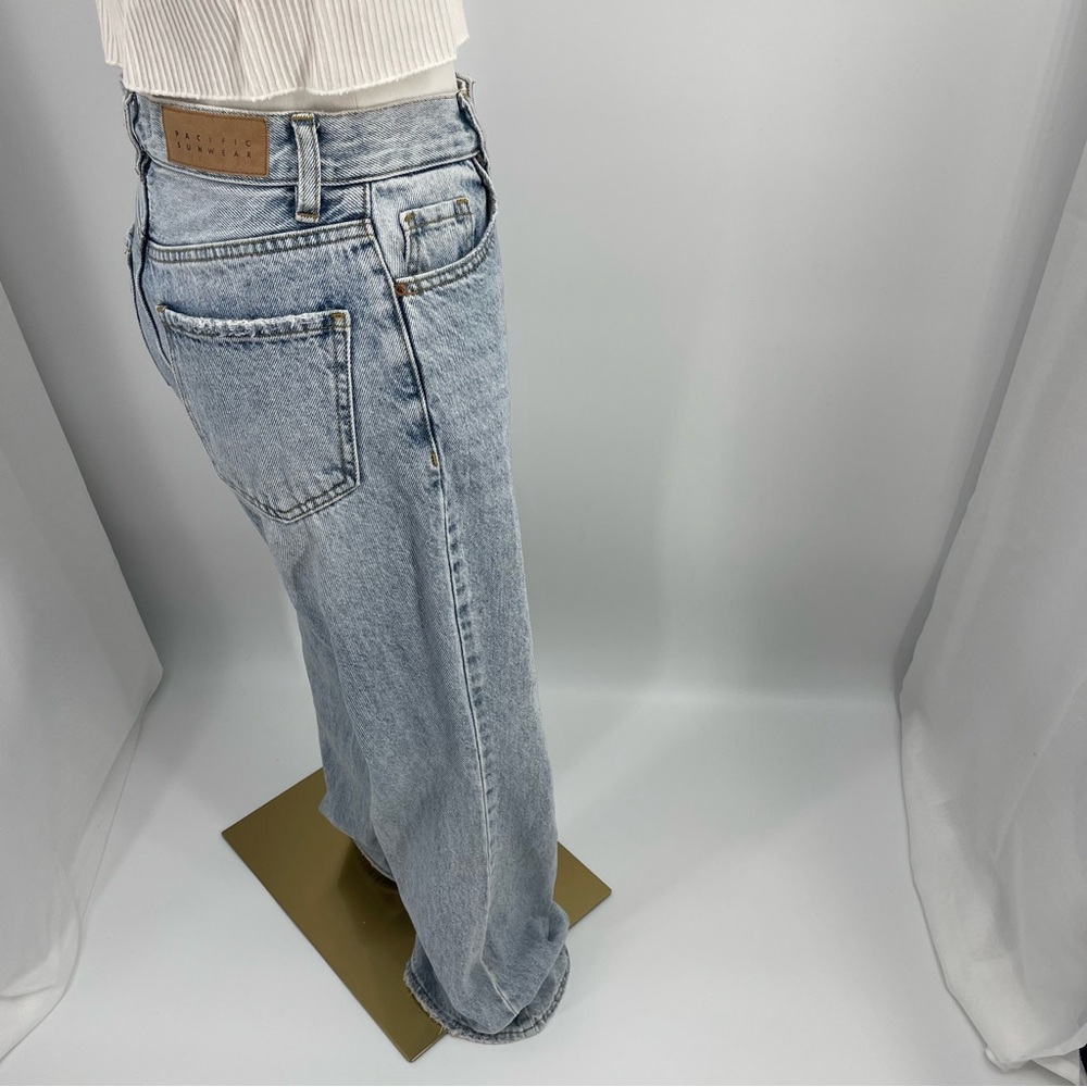 PacSun High Rise Bootcut Jeans Clean Girl Y2K Streetwear 90s Revival Indie-Chic - Picture 4 of 14